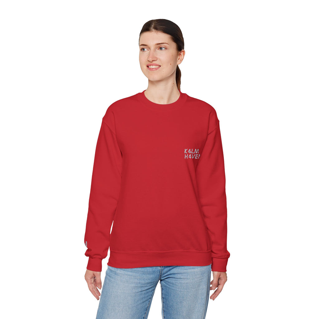 Kalm Haven Minimalist Dark Crewneck Sweatshirts