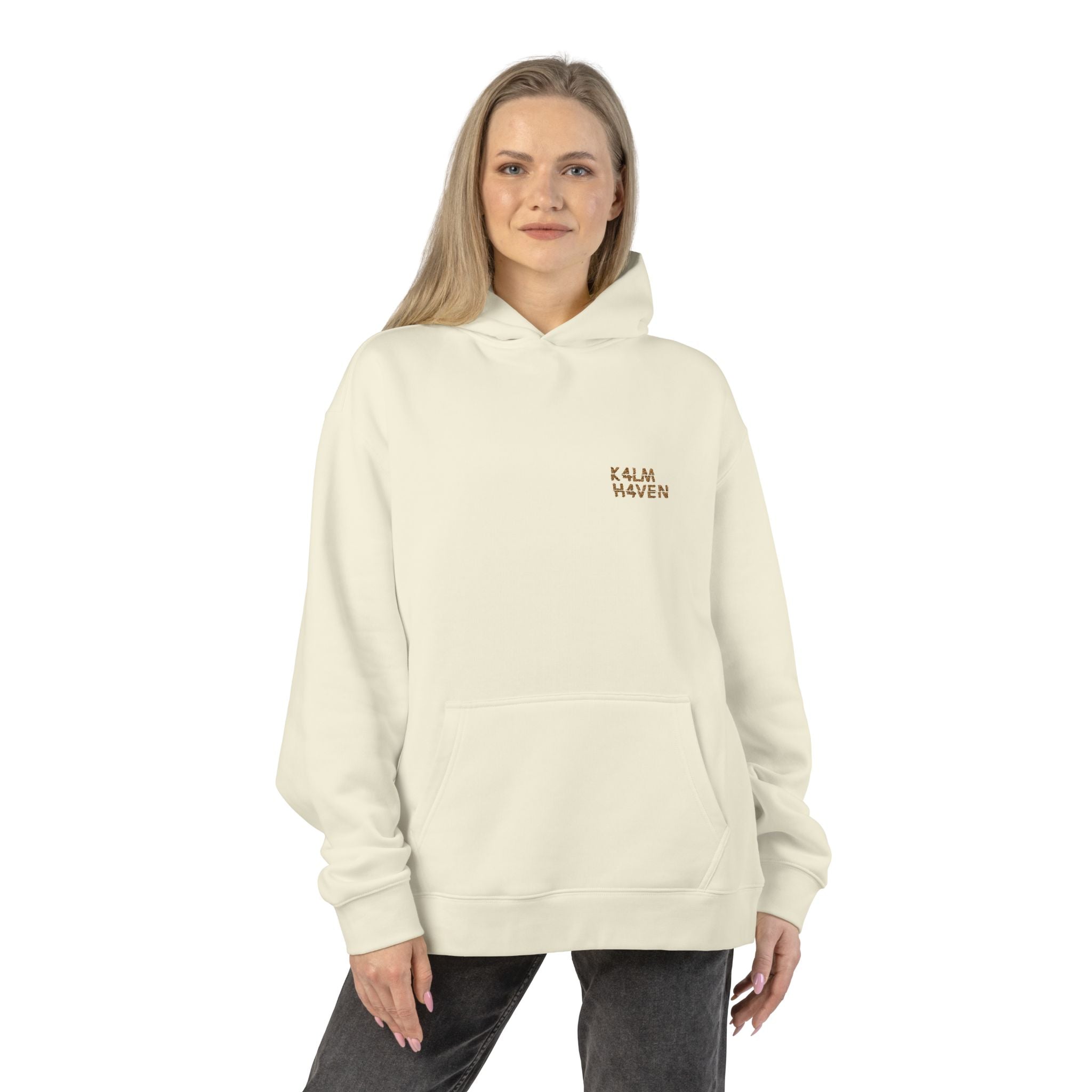 Relaxed Hoodie — Minimalist Cream Pullover