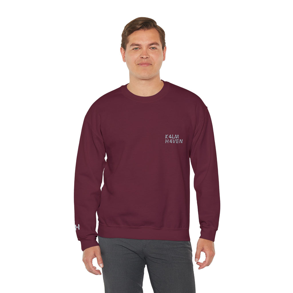 Kalm Haven Minimalist Dark Crewneck Sweatshirts