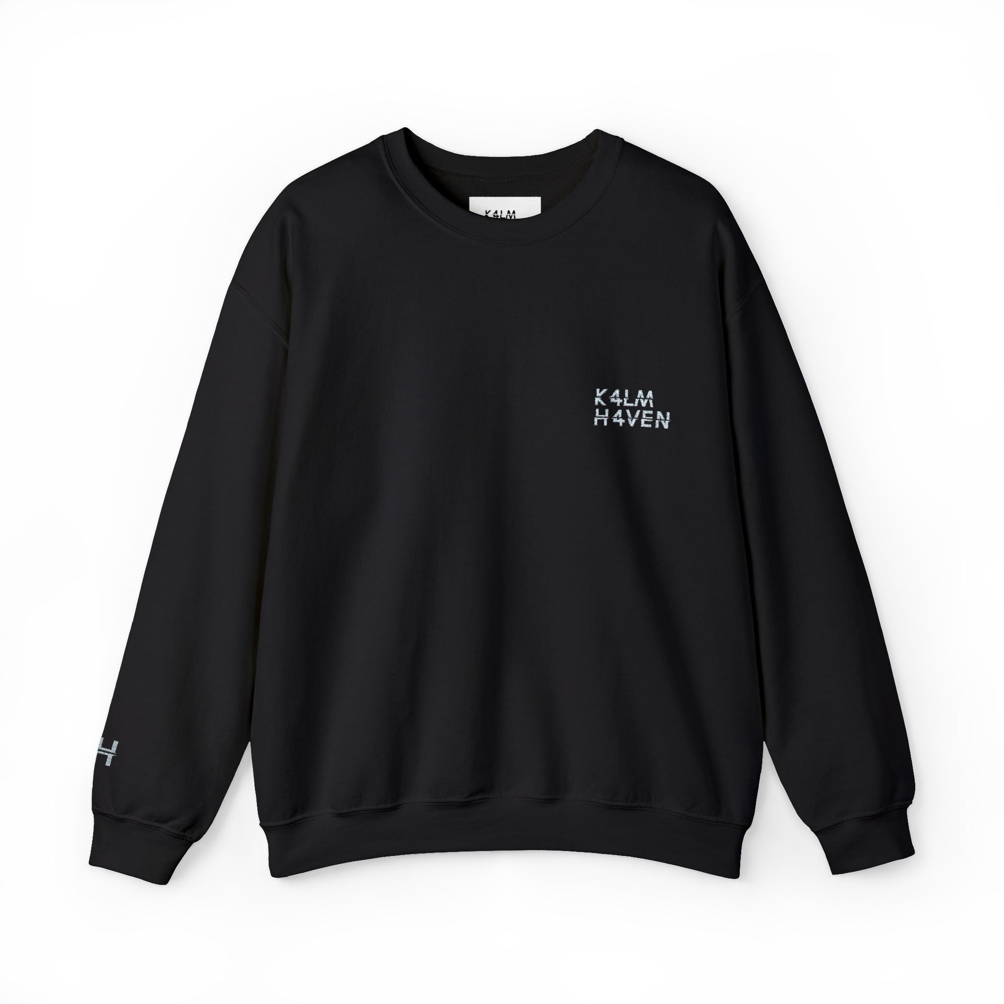 Kalm Haven Minimalist Dark Crewneck Sweatshirts