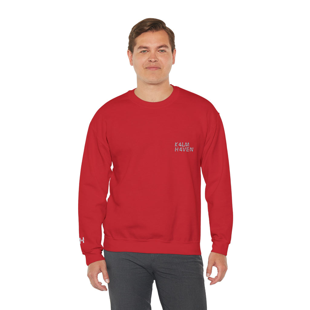 Kalm Haven Minimalist Dark Crewneck Sweatshirts