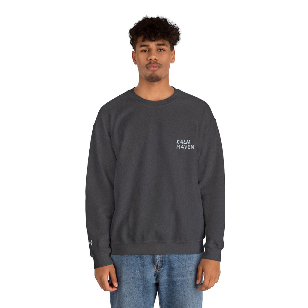 Kalm Haven Minimalist Dark Crewneck Sweatshirts