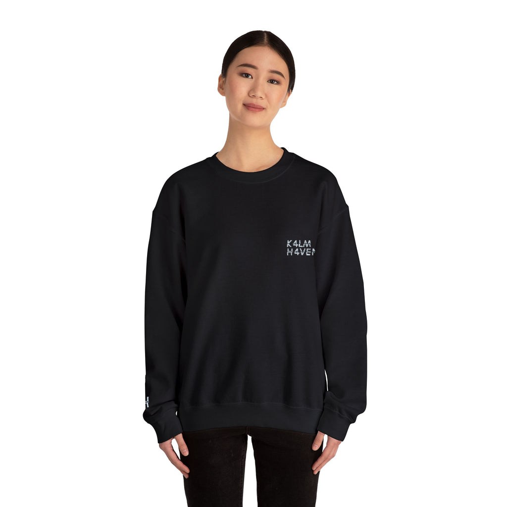 Kalm Haven Minimalist Dark Crewneck Sweatshirts