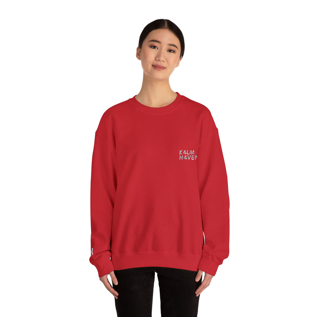 Kalm Haven Minimalist Dark Crewneck Sweatshirts