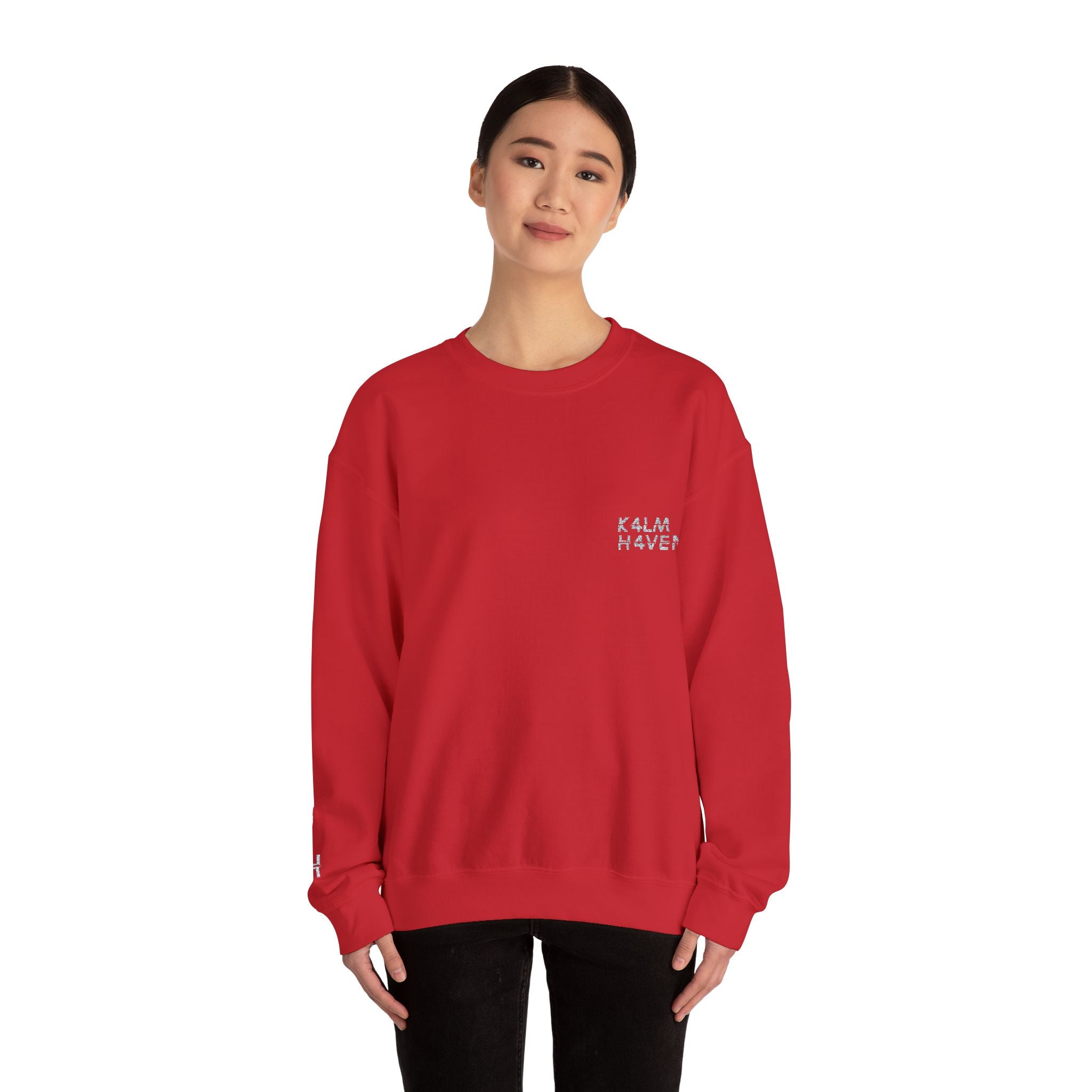 Kalm Haven Minimalist Dark Crewneck Sweatshirts