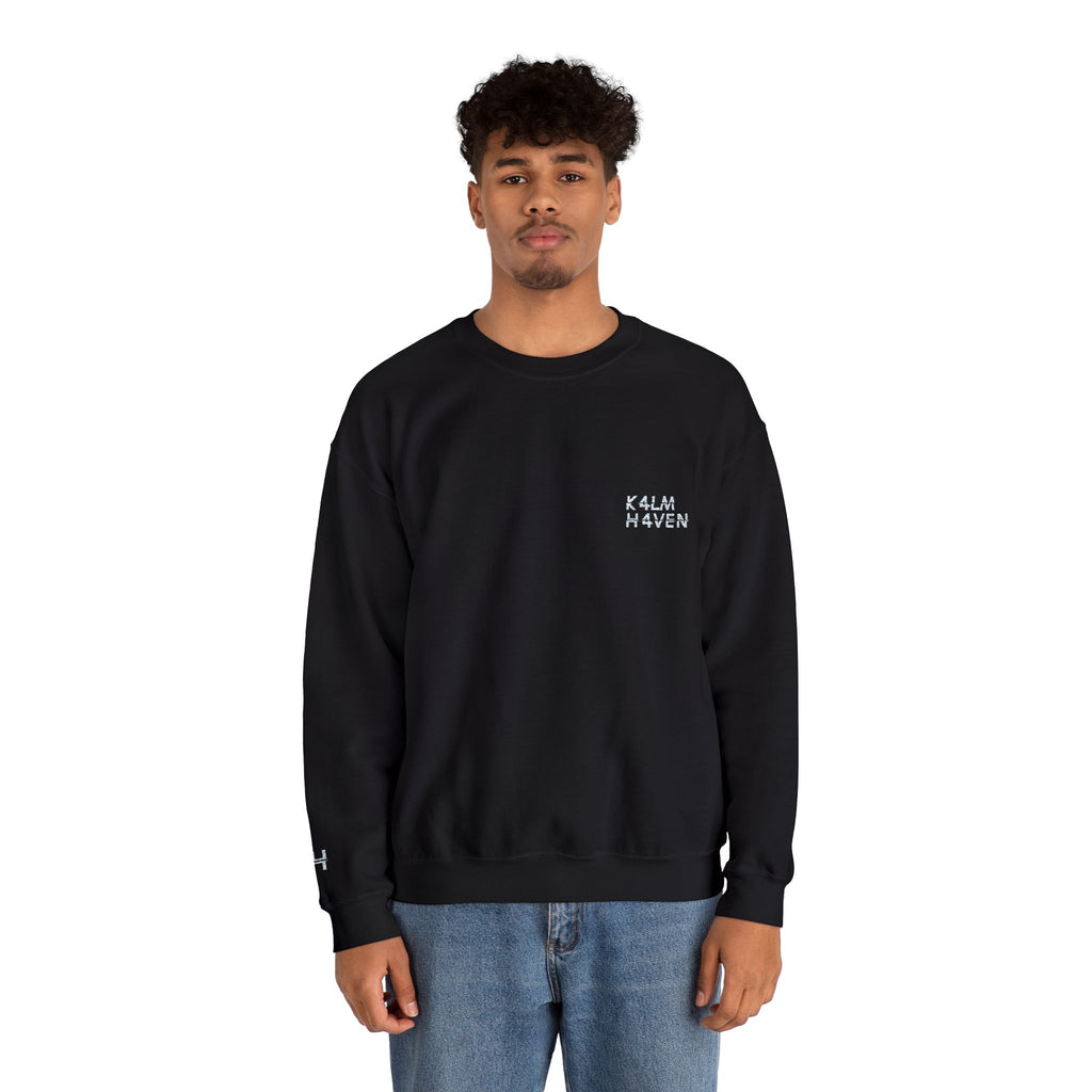 Kalm Haven Minimalist Dark Crewneck Sweatshirts
