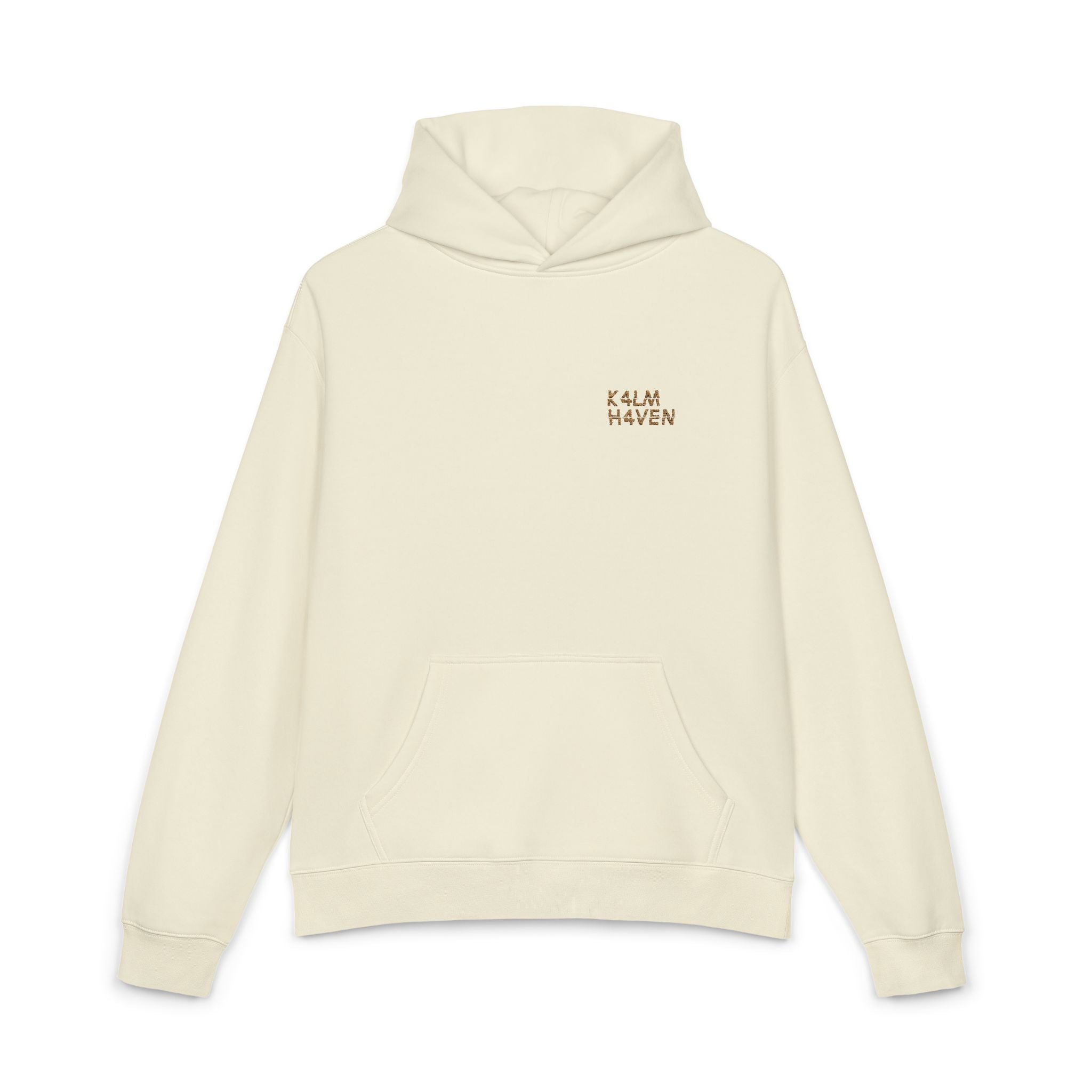 Relaxed Hoodie — Minimalist Cream Pullover