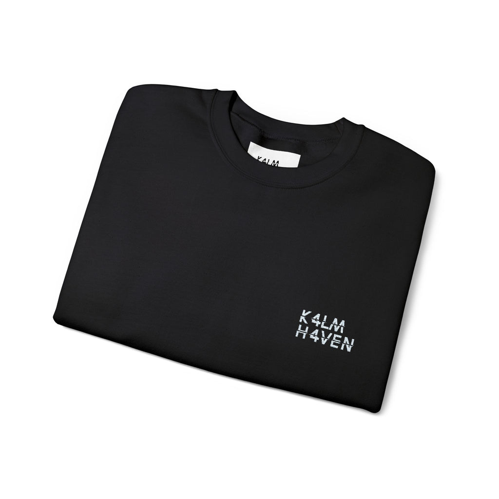 Kalm Haven Minimalist Dark Crewneck Sweatshirts