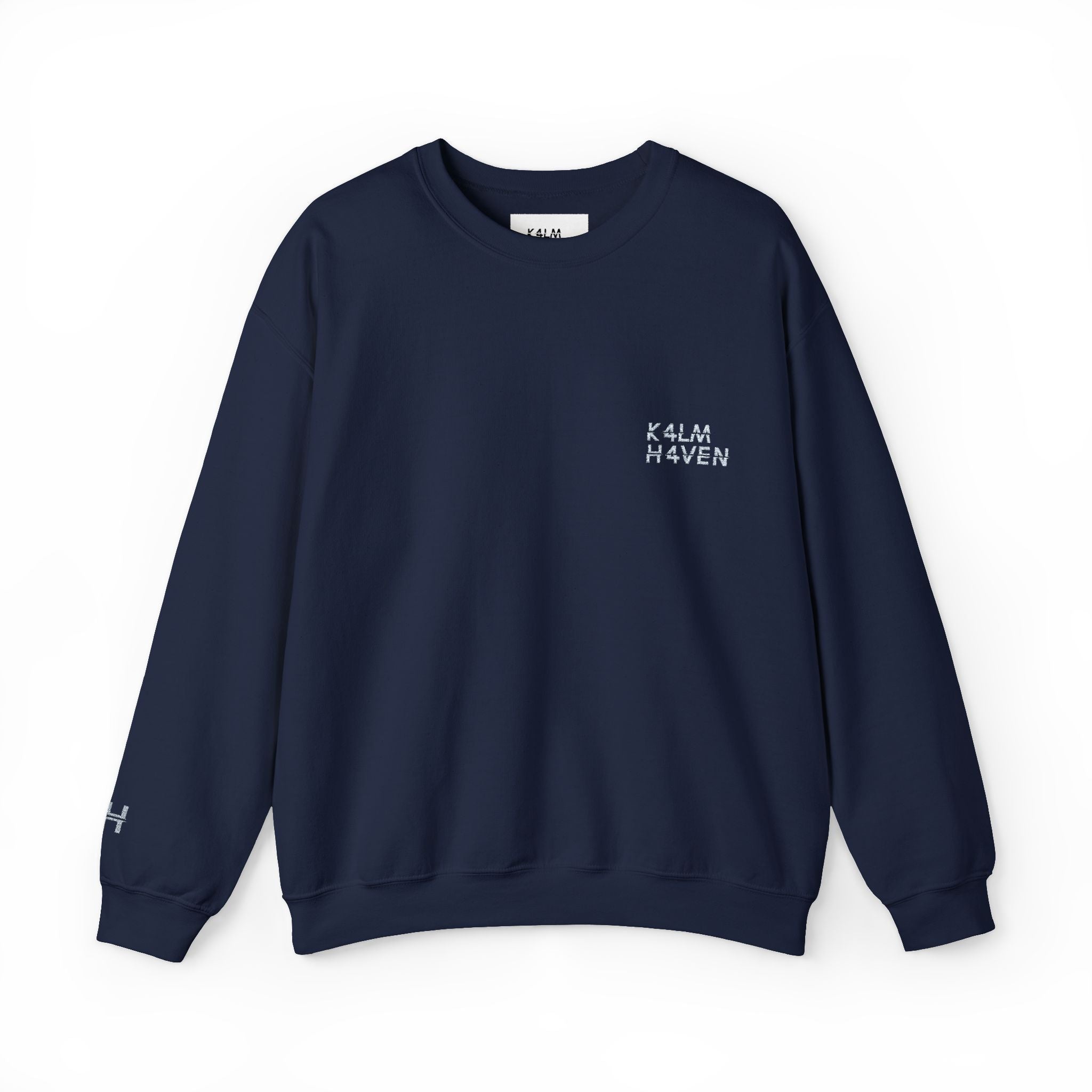 Kalm Haven Minimalist Dark Crewneck Sweatshirts