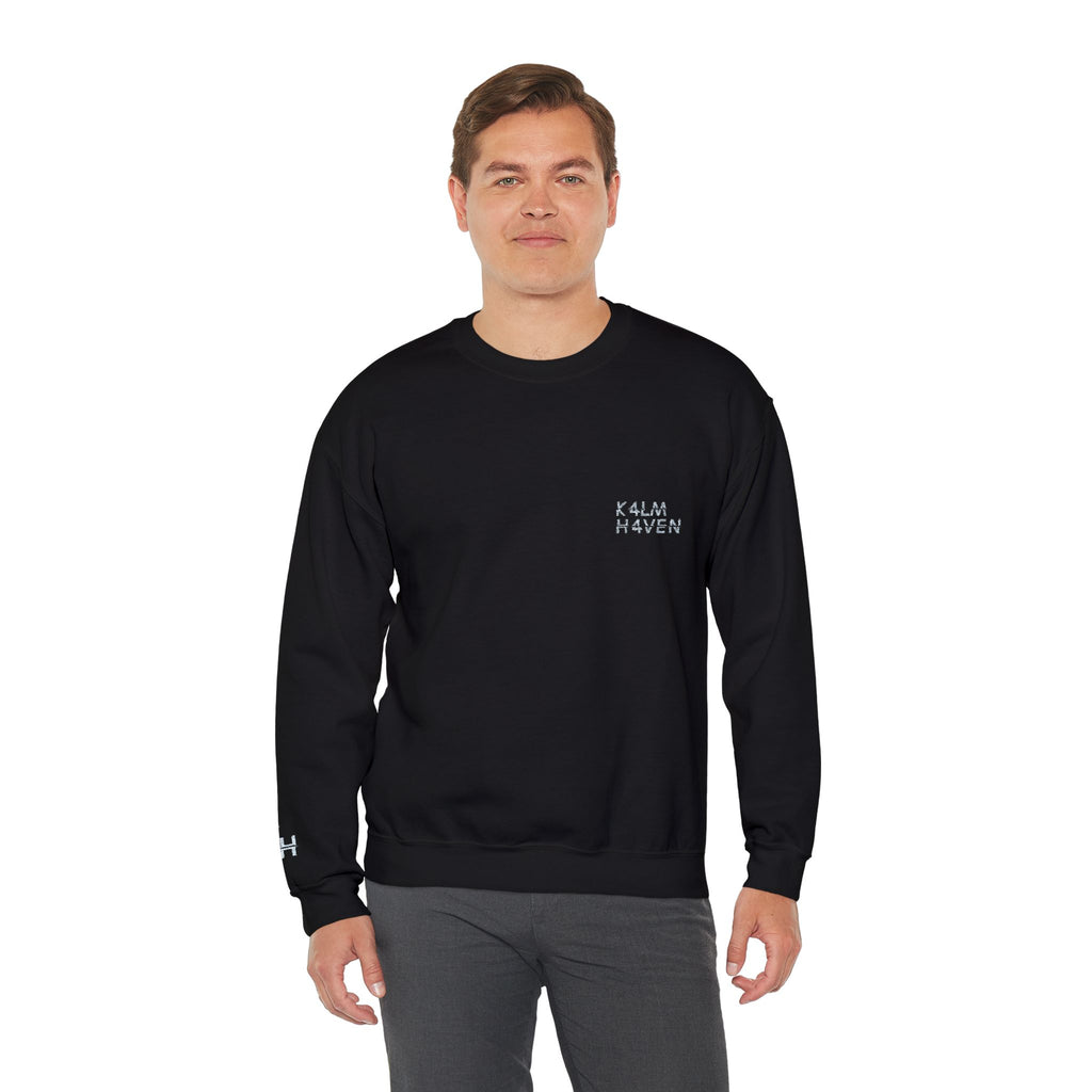 Kalm Haven Minimalist Dark Crewneck Sweatshirts