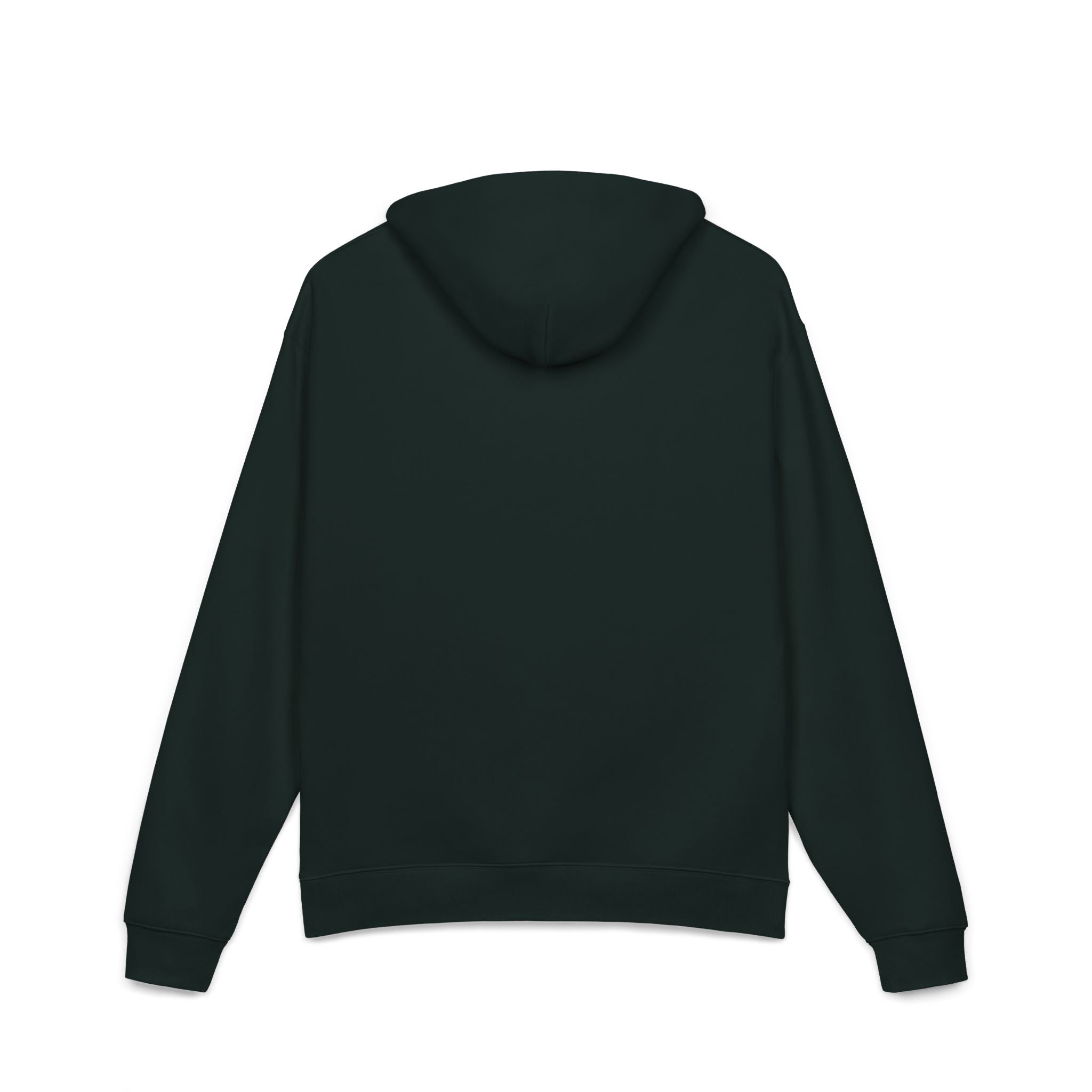 Green 'Relaxed' Hoodie — Minimal Chest Graphic Casual Pullover