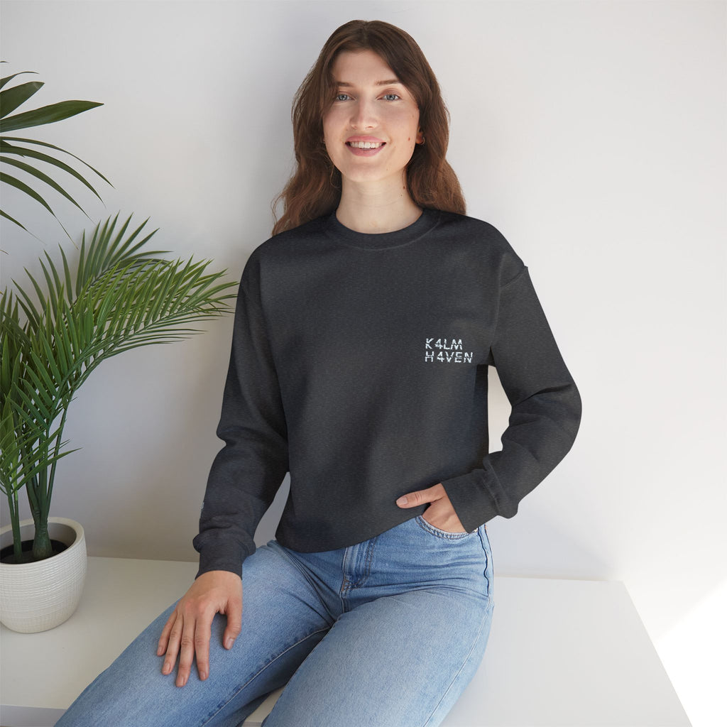 Kalm Haven Minimalist Dark Crewneck Sweatshirts