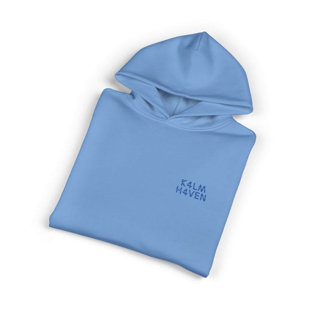 Kalm Relaxed Blue Hoodie — Calm, Cozy & Relaxation Vibe