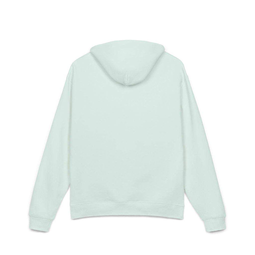 Relaxed Hoodie — Calm Heaven Minimalist Mint Hoodie with Small Chest Text
